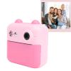 Instant Camera, Instant Print Digital Camera, 48MP 1080P 2.4 Inch Screen Supports Digital Zoom Kids Digital Selfie Camera Toy (Pink) view 3
