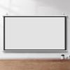 QCSJM Manual Pull Down Projector Screen 30 40 50 60 72 Inch Portable Projection Screen HD 4K 4:3 16:9 Home Theater Movie Screen for Indoor Outdoor, Anti-Crease(30 Inch (4:3)) view 1