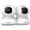 Hugolog 3K 5MP Indoor Pan/Tilt Security Camera 3 Channel Dash Cam 4K+1080P+1080P HD Triple Dashcam with 5G WiFi, 3" IPS Touch Screen, Front and Rear Inside Loop Recording view 2