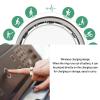 Wisoqu Smart Health Ring, Sleep Monitoring, Step Counter Fitness Tracker Ring with Charging Case, Thin and Light Wearable Smart Ring for iOS &, IP68 (Gold) view 2