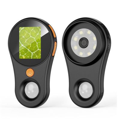 Digital Microscope, Portable Handheld Magnifying Glass with 500X Magnification, 2MP, 2.0 Inch Color Screen, Built in 8 LEDs, Compatible with OS X11.0 (Black)