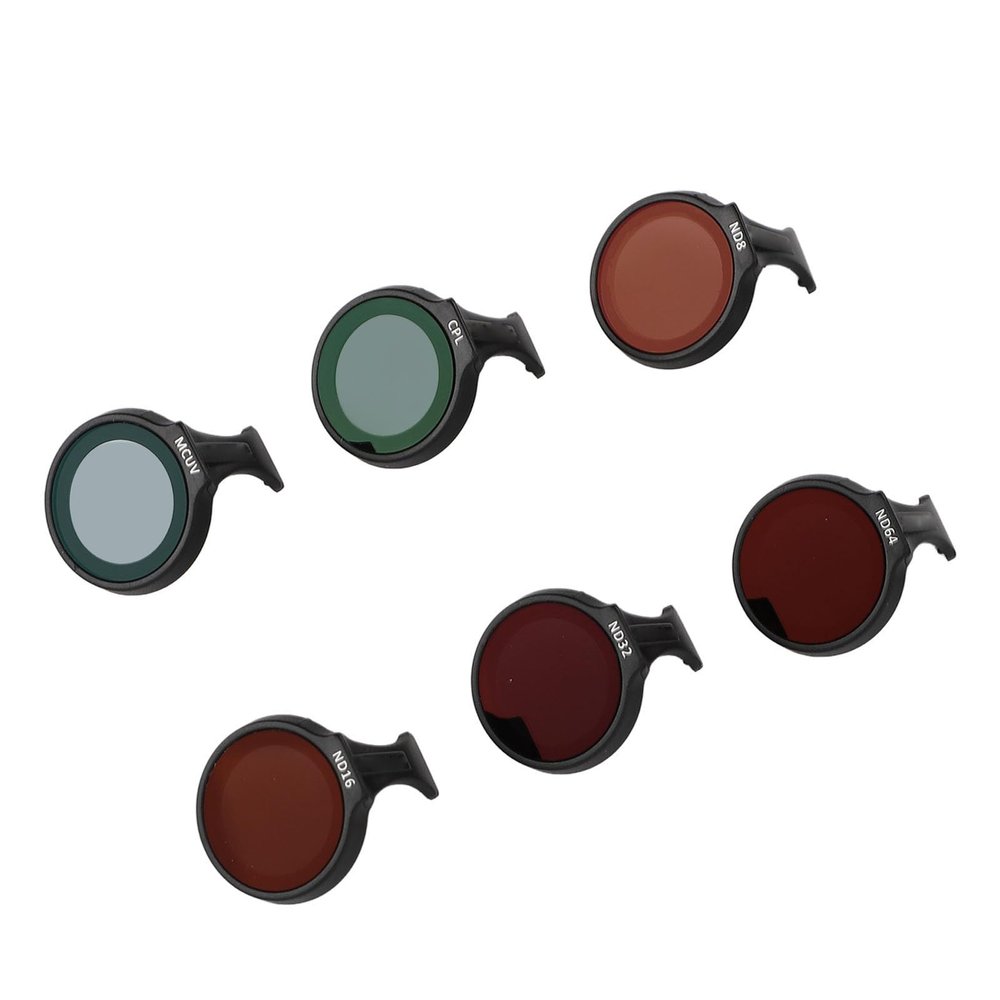 ND CPL MCUV Filter Set for NEO Drone, 6 Pack CPL MCUV ND8 ND16 ND32 ND64 Drone Lens Filters, Multi Coated HD Optical Glass Polarizer Neutral Density Filters
