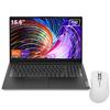 Lenovo V15 Laptop | 15.6" FHD Anti-Glare Display | AMD Ryzen 7 7730U | 16GB RAM | 512GB PCIe SSD | HDMI | Type-C | Webcam | Wi-Fi | THUNDEROBOT Wireless Ergonomic Mouse | Windows 11 Pro | Black