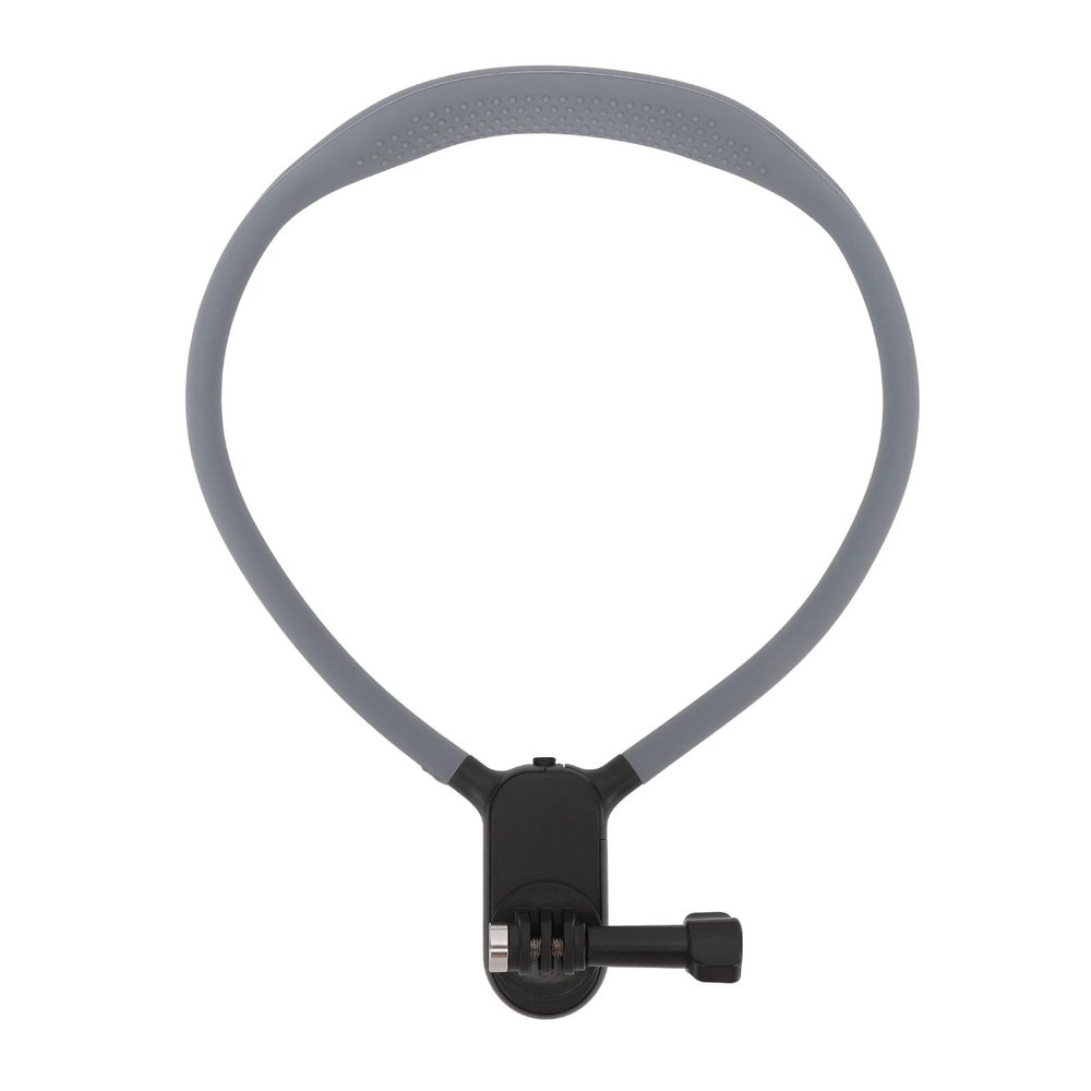 ciciglow Neck Mount for Action 5 Pro, Camera POV Necklace Mount with 3 Claw Adapter Base for Go 3S, Silicone Necklace Holder for 3, Adjustable Angle for Horizontal Vertical