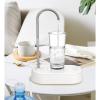 Desktop Water Dispenser with Hose Electric Bottle Drinking Tray for Living Room Kitchen Bedside (White) view 2