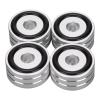 40x20mm Speaker Spikes, 4pcs SP4010 Speaker Isolation Spike Stand Foot, High Hardness and Density, Absorb Vibration, Improve Sound Clarity, Aluminum Alloy Round Ring for DACs, view 2