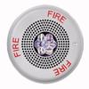 Eaton Eluxa ELFHSWC Low Frequency Sounder Strobe, Ceiling, White, FIRE, 110/177 cd, 24V, Indoor view 1