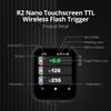 Flashpoint R2 Nano Touchscreen TTL Wireless Flash Trigger for Leica, Godox X3 L view 2