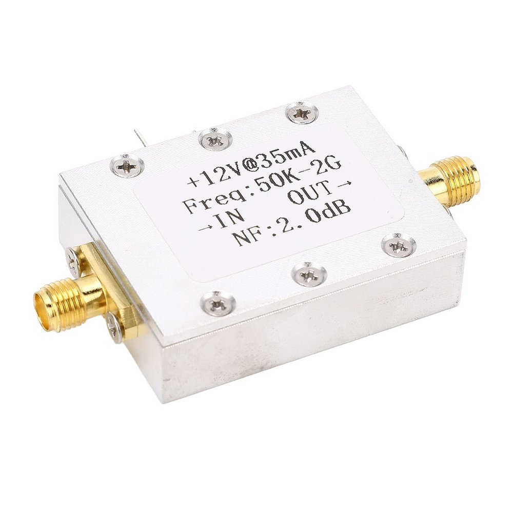 Broadband Amplifier 50K2GHZ LNA Amplifier Low Noise 31dB High Gain DC 915V Accessory