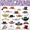 Classic Hat Stickers by Violette Stickers view 1