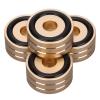 40x20mm Speaker Spikes, 4pcs SP4010 Speaker Isolation Spike Stand Foot, High Hardness and Density, Absorb Vibration, Improve Sound Clarity, Aluminum Alloy Round Ring for DACs, view 2