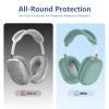 [4 in 1] Silicone Case Cover for AirPods Max USB-C (2024), Anti-Scratch Sweat-Proof Ear Pad Case Cover/Ear Cups Cover/Headband Cover Accessories Silicone Protector for AirPods Max (Pine Green) view 3