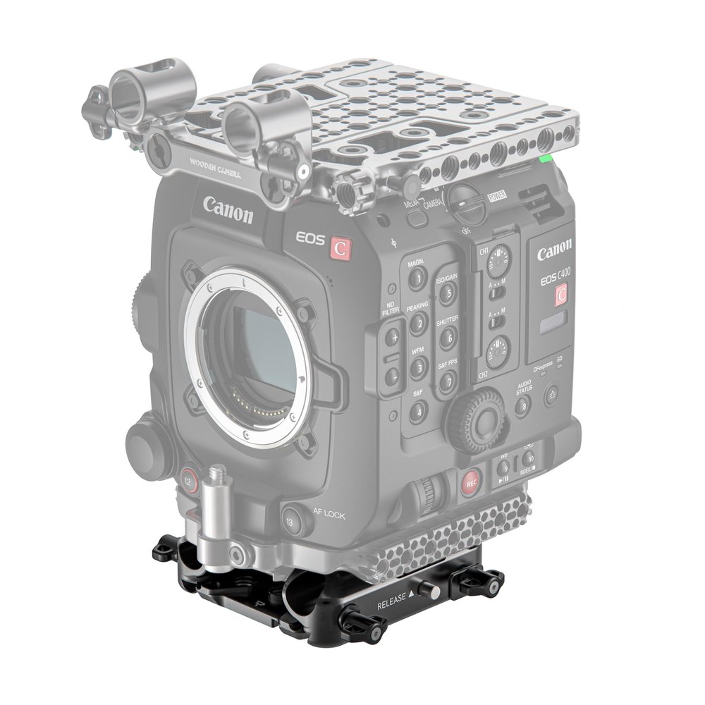 Wooden Camera ARCA Base Plate Comaptible for Canon EOS C80, C400