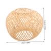 CIYODO Bamboo Lampshade Cover Rustic Woven Lampshades for Pendant Light Decorative Lamp Shades view 2