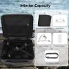Diydeg Portable Satellite Carry Bag, Dust Proof Hard Shell Case with Shock Absorption Foam Interior, Easy to Carry, Outdoor Travel Bag for Camping and RV Trips view 2