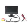 Rear View Camera, 4.3 Inch Color LCD Display, Waterproof Car Monitor Color Backlight Display, Compatible with Cars, Vans, Trucks view 1