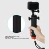 Action Camera Floating Hand Grip, Double Cold Shoe Port Anti Slip Action Camera Floating Handle for Diving view 3