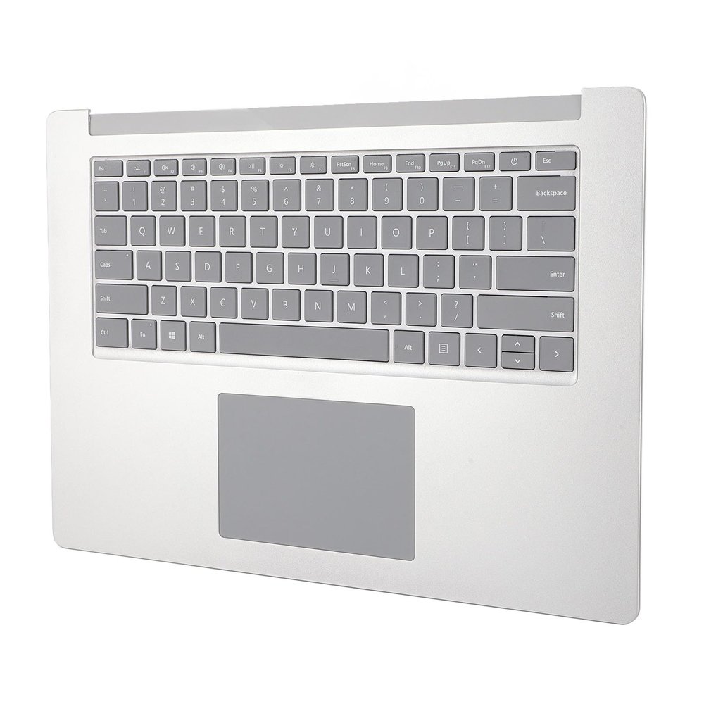 EBTOOLS OEM Quality Replacement Palmrest Touchpad Keyboard, Layout Keyboard, Revive Device Performance for Laptop 3/4/5 1873 15 Inch (Silver)