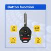 Replacement Keyless Remote Head Key Fob Compatible with Tribeca 2008-2010 FCC CWTWBU766 Part Number 57497AG48A view 2