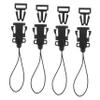 CAXUSD 4pcs Quick Release Camera Strap Connector Quick Detach Lanyard with Durable Buckle Compatibility for Mirrorless Dslr Cameras view 1