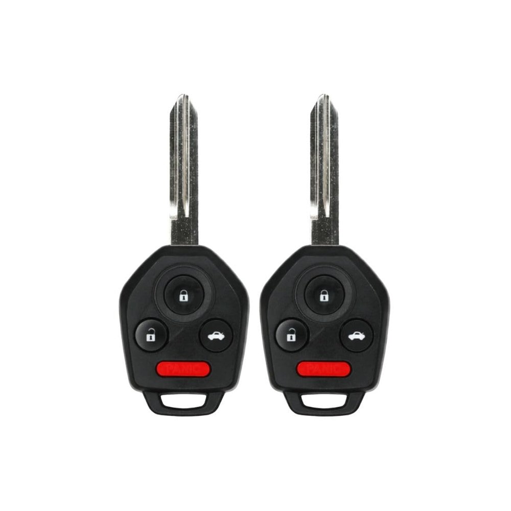 KEYS4LESS Replacement Keyless Remote Head Key Fob Compatible with Tribeca 2010 FCC CWTWBU766 Part Number 57497AG48A Pack of 2