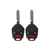 KEYS4LESS Replacement Keyless Remote Head Key Fob Compatible with Tribeca 2010 FCC CWTWBU766 Part Number 57497AG48A Pack of 2 view 1