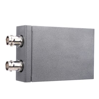 Zunate 1080P 1 in 2 Out Coaxial Conversion Output Adapter, Converter to AHD, AHD Converter with 720P/1080P Metal Iron, Grey, HD Multimedia Interface to AHD Adapter for CCTV