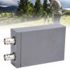 Zunate 1080P 1 in 2 Out Coaxial Conversion Output Adapter, Converter to AHD, AHD Converter with 720P/1080P Metal Iron, Grey, HD Multimedia Interface to AHD Adapter for CCTV view 3