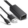 ARTIBETTER 100m Ethernet Adapter Micro USB to Wired Network Mbps Connection for Stick Stable Streaming and Compatible with Various Devices view 2