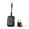 MEE audio Connect Air Pro Bluetooth Wireless Audio Transmitter & Receiver for AirPods or Bluetooth Headphones, 2-in-1 Adapter with Detachable Cable 3.5mm Aux Audio Jack for Airplanes, Auto, Gym, Black view 1