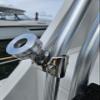 Marine-Grade Adjustable Rail Mount for Starlink Mini Antenna - Flat Dish Base Perfect for Boats, Yachts, Sailboats, and Trawlers (LM-SMINI-RL) view 1