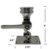 Marine-Grade Heavy-Duty Adjustable Fixed Mount for Starlink Mini Antenna - Flat Dish Base Perfect for Boats, Yachts, Sailboats, and Trawlers (LM-SMINI-HDBRK) view 3