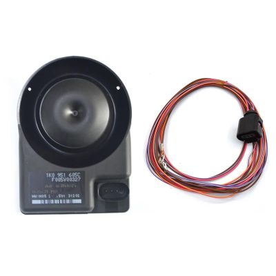 AEKVPL [Replacement] Car Security Alarm Siren Speaker Horn for VW for Jetta for Golf for MK5 for MK6 for Passat B6 for Touareg for Koda for Octavia for Superb for YETI for SEAT 1K0 951 605 C