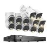 ANNKE 1080P Security Camera System, 32CH 3K Lite 5-in-1 DVR, 8X 2MP Outdoor Wired Turret Cameras & 4X 2MP Bullet Cams with Smart Color Night Vision, Built-in Mic, AI Motion Detection, NO Hard Drive view 1