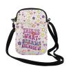 TSOTMO Emotions Of Lizzie Gift Cartoon Lizzie Merchandise This Is What Dreams Are Made Of Crossbody Bag Gift for Lizzie Fans (Dreams Cr) view 1
