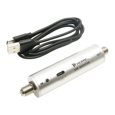 Holic ABU-022S Antenna Booster, for Indoor and Terrestrial Digital Use, Aluminum