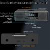 Compact Stereo System with CD Player, Bluetooth, Dual Alarms Clock, FM Radio, 20W RMS Clear Sound, USB/AUX Input, Snooze & Sleep Timer, Remote Control - for Home and Bedroom view 2