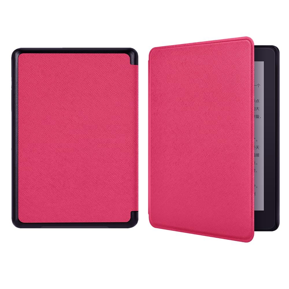The Case for New Amazon 6" Kindle 2024/2022 11th, Cover for The Lightest and Most Compact Kindle. Simple Pattern, Waterproof Pu Leather Protective Case, with Automatic Sleep/Wake Function (7)