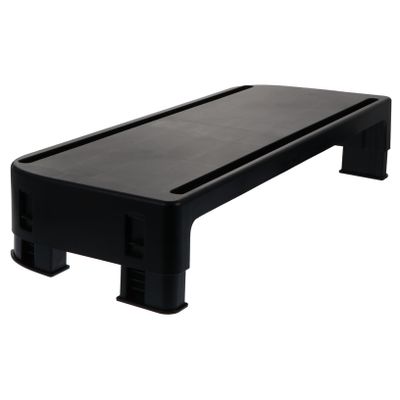 FELTECHELECTR Elevated Computer Monitor Rack Laptop and Monitor Stand Desk Laptop Stand Heightening Holder Black