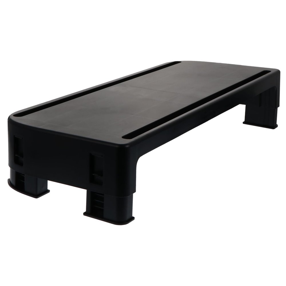 FELTECHELECTR Elevated Computer Monitor Rack Laptop and Monitor Stand Desk Laptop Stand Heightening Holder Black