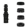 JOEBO Microscope Kit 200X 500X Adjustable Zoom Lens, 0.35X/0.5X/1X/2X Industrial Camera Microscope Lens Adapters(Blue) view 1