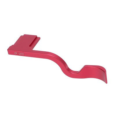 TYTOGE Thumb Up Grip Aluminum Alloy Hand Support Rest Hot Shoe Dust Proof Cover for ZF ZFC Camera (Red)