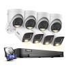 ANNKE 1080P Security Camera System, 32CH 3K Lite 5-in-1 DVR, 4X 2MP Outdoor Wired Turret Cameras & 4X 2MP Bullet Cams with Smart Color Night Vision, Built-in Mic, AI Motion Detection, 2TB Hard Drive view 1