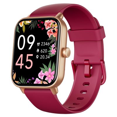 Fitpolo Smart Watch for Women,1.8 Touchscreen, Bluetooth Call, Alexa Built-in,24/7 Heart Rate SpO2 Monitor,Step Counting,Sleep Tracking, IP68 Waterproof Fitness Tracker Watch for Android iPhone