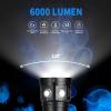 Sursnong Noctilume N15 6000 Lumens Dive Light - Professional Underwater Video Light with 90 CRI, 6500K White Light, for Scuba Diving/Underwater Photography/Videography (IP68 Waterproof, 80m Depth) view 3
