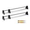 Bezel Free Kit for 35-55" Monitors Curved Screens (1 Pair of Longer Version) - Flat Screen Display Mount view 1
