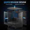 darkFlash DB330M MATX Full View Dual Glass PC Case+Z4Pro Mist CPU Cooler, 120mm Single-Tower, TDP 200W(Black) view 2