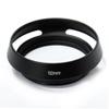 10pcs/lot 40.5 43 46 49 52 55 58 62 67mm Black Vented Curved Metal Camera Lens Hood for M for(55mm) view 1