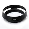 10pcs/lot 40.5 43 46 49 52 55 58 62 67mm Black Vented Curved Metal Camera Lens Hood for M for(55mm) view 2