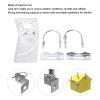 MIRIAM SONG Pole Mount Bracket for Outdoor Antenna - Iron Satellite Internet Antenna L Mounting Bracket for Starlink Wall Ground Roof Mount view 2